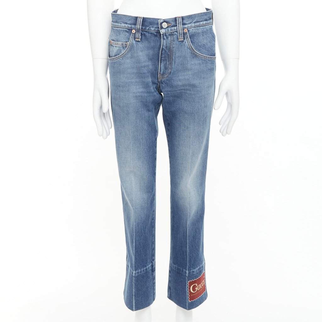 Gucci Blue Denim Jeans Blue Denim Very good condition - Front View
