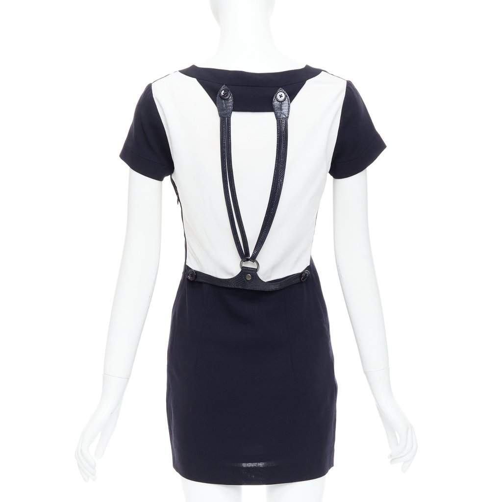 Gianfranco Ferré Navy Polyester Dress Navy Polyester Good condition - Front View