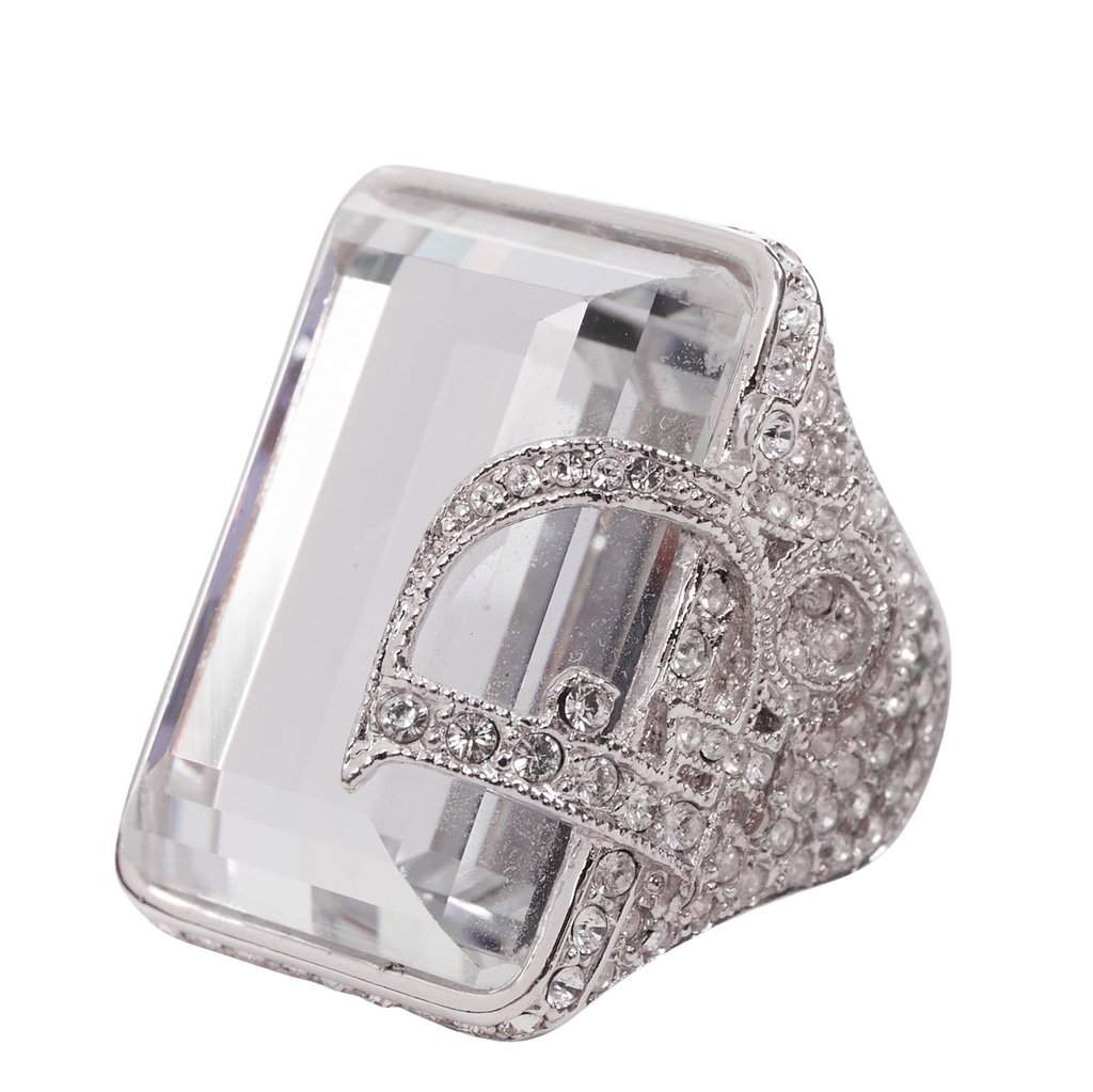Dior Silver Metal Rings Silver Metal Very good condition - Front View