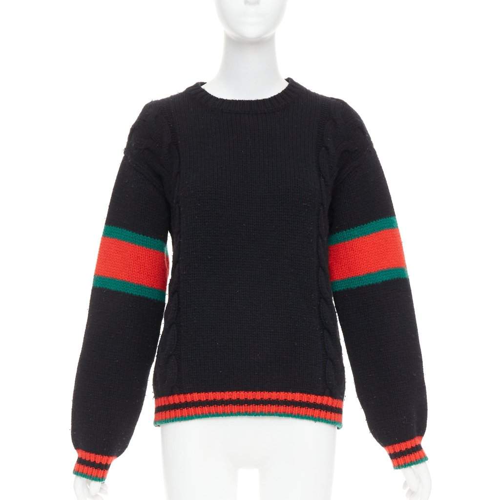 Gucci Black Wool Knitwear Black Wool Good condition - Front View