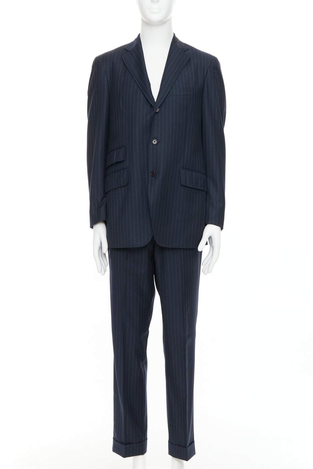 Etro Navy Wool Jacket Navy Wool Very good condition - Front View