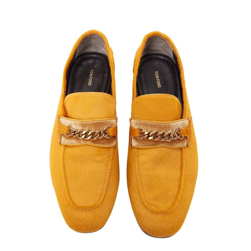Tom Ford Yellow Polyester Lace ups Yellow Polyester Good condition - Front View