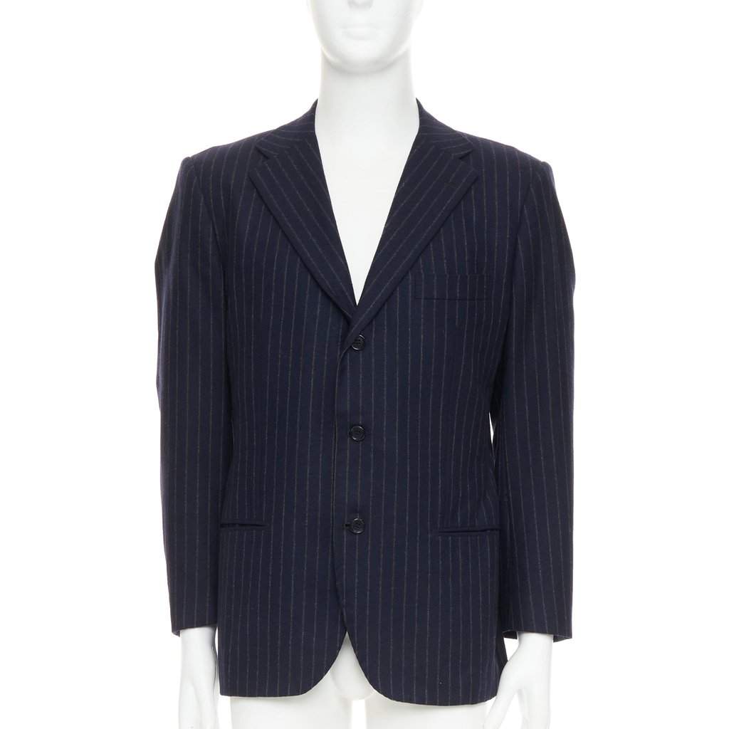 Kiton Navy Cashmere Jacket Navy Cashmere Very good condition - Front View