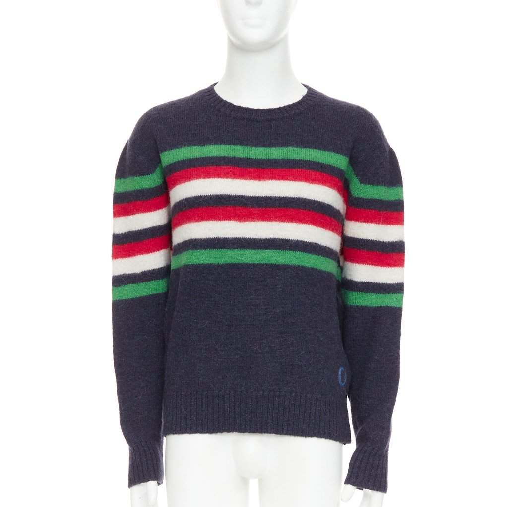 Gucci Navy Wool Knitwear Navy Wool Very good condition - Front View