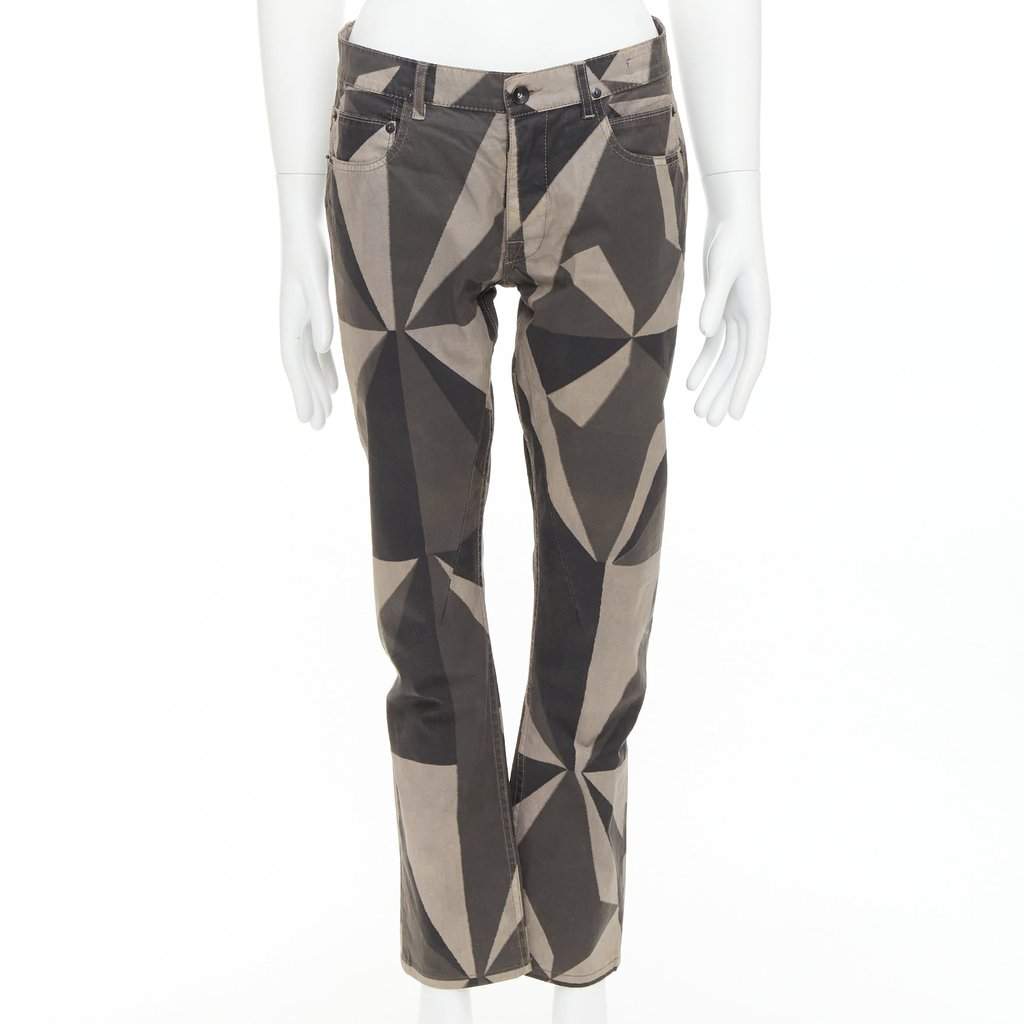 Rick Owens Island Geometric Detroit Khaki Cotton Fair condition - Front View