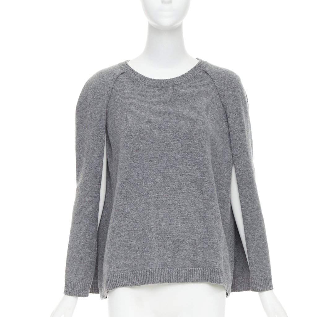 Valentino Garavani Grey Cashmere Knitwear Grey Cashmere Very good condition - Front View