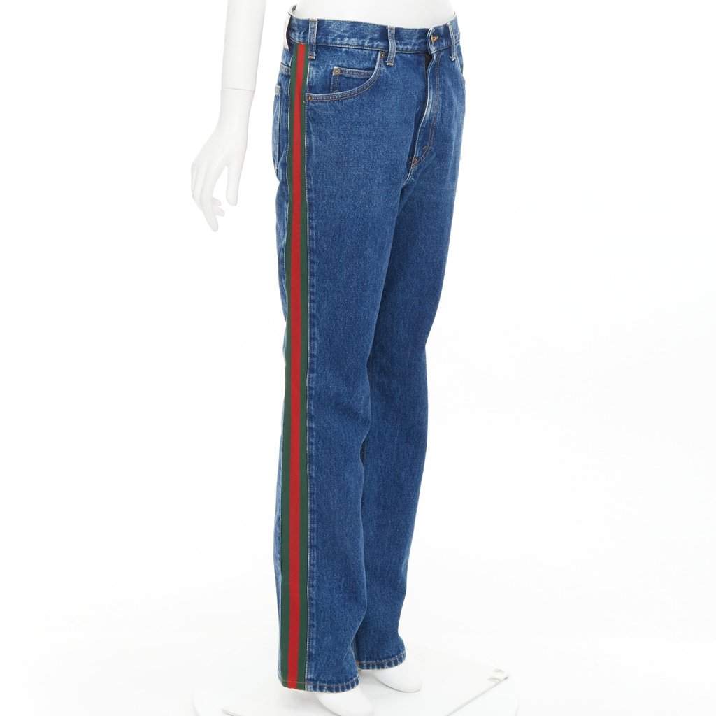 Gucci Blue Cotton Jeans Blue Cotton Very good condition - Front View