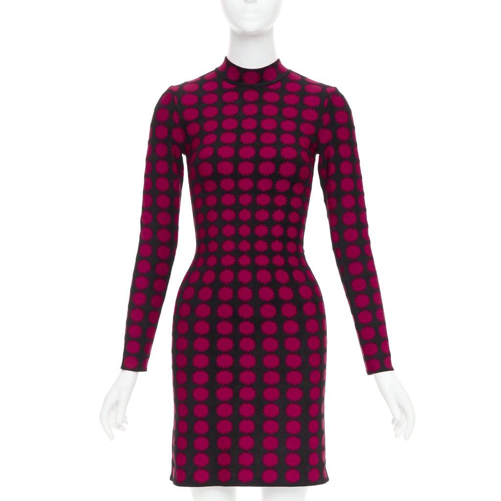 Alaïa Black Viscose Dress Black Viscose Very good condition - Front View
