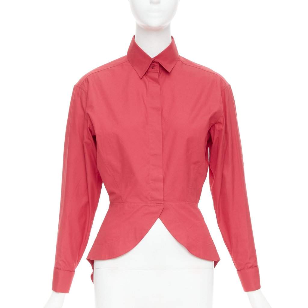 Alaïa Red Cotton Top Red Cotton Very good condition - Front View