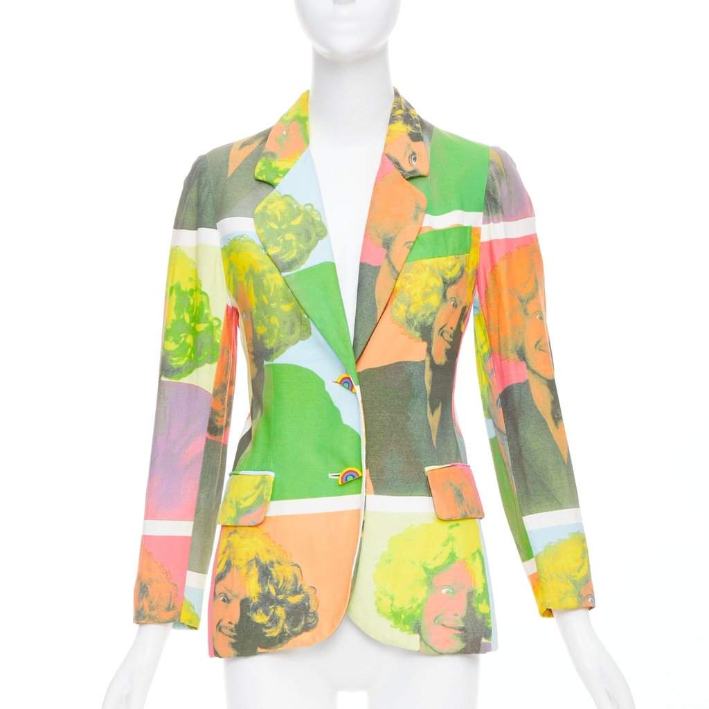 Moschino MultiColor Polyester Jacket MultiColor Polyester Very good condition - Front View