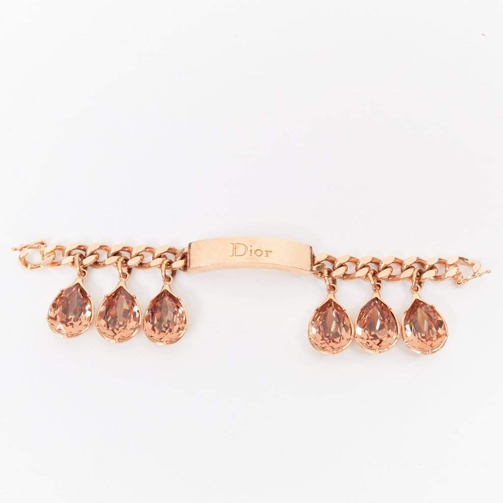 Dior Gold Metal Bracelets Gold Metal Good condition - Front View
