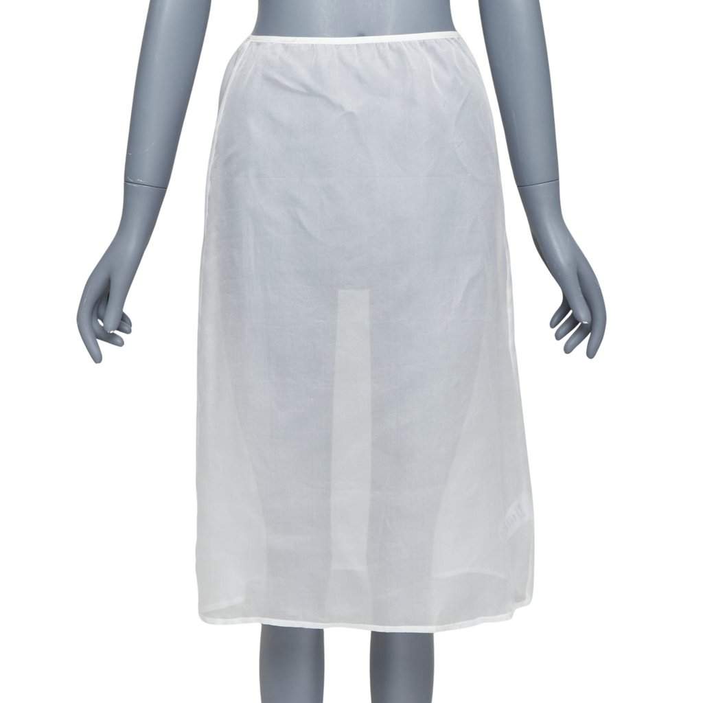 Dries Van Noten White Silk Skirt White Silk Very good condition - Front View