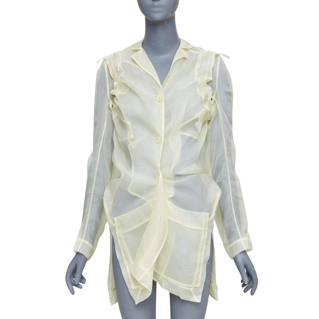 CecIlie Bahnsen Jaughna Yellow Silk Very good condition - Front View