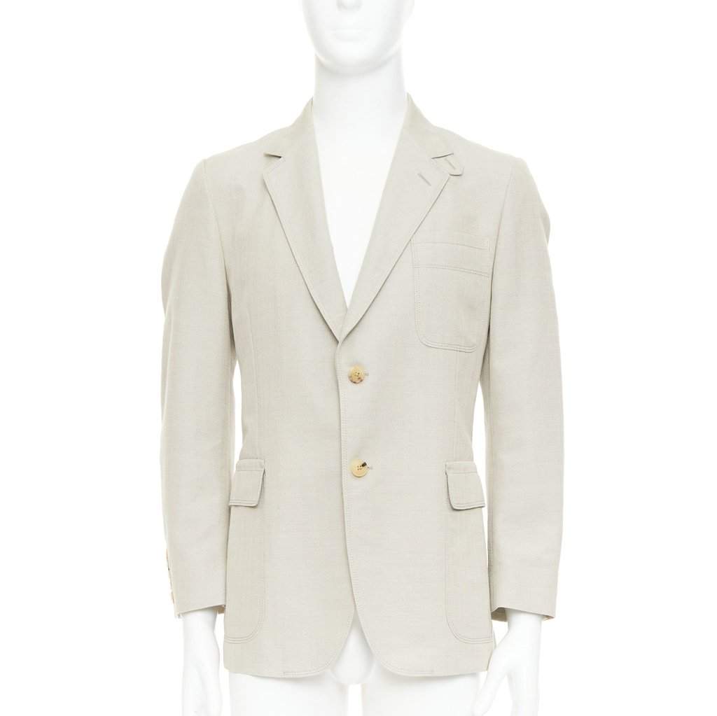 Gucci Anthracite Cotton Jacket Anthracite Cotton Very good condition - Front View