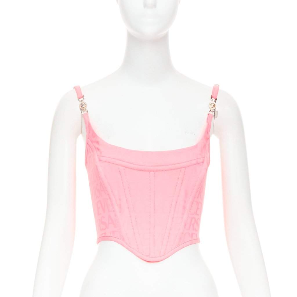 Versace Medusa '95 Corset Pink Never worn, with tag - Front View
