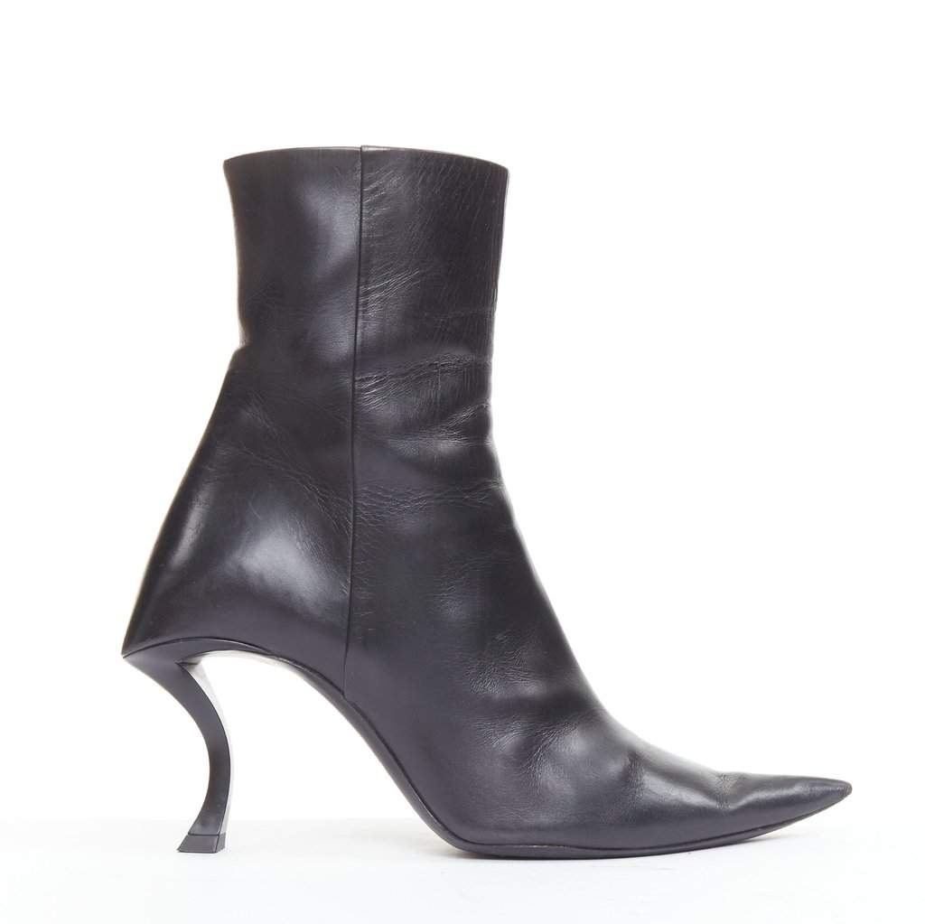 Balenciaga Hourglass Black Leather Fair condition - Front View