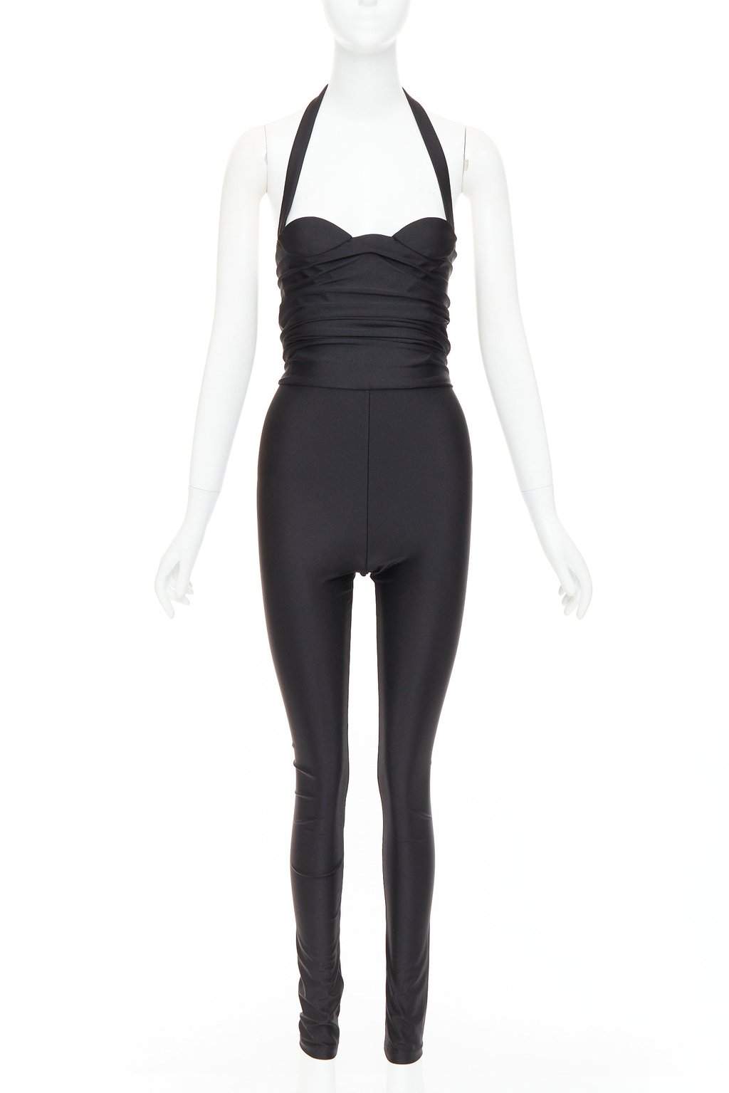 Saint Laurent Black Polyamide Jumpsuit Black Polyamide Never worn, with tag - Front View