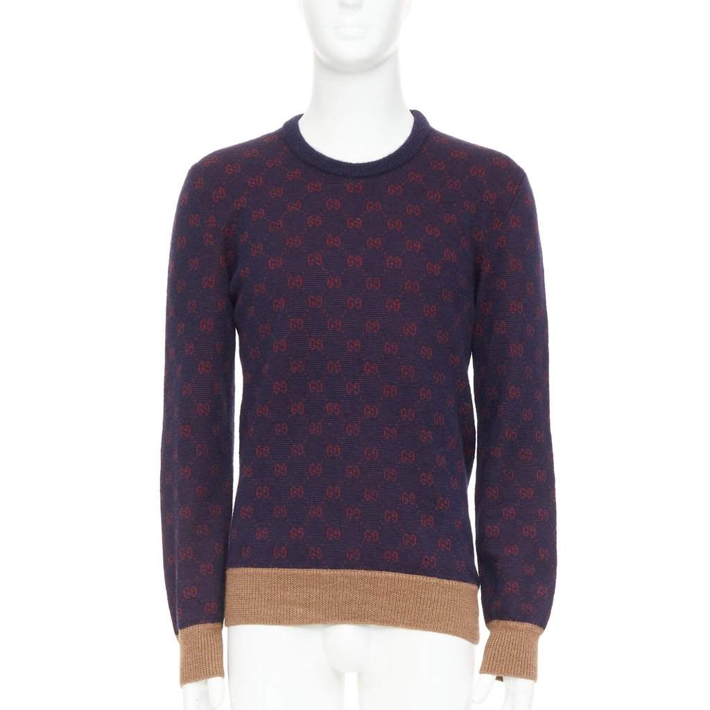 Gucci Purple Wool Knitwear Purple Wool Very good condition - Front View