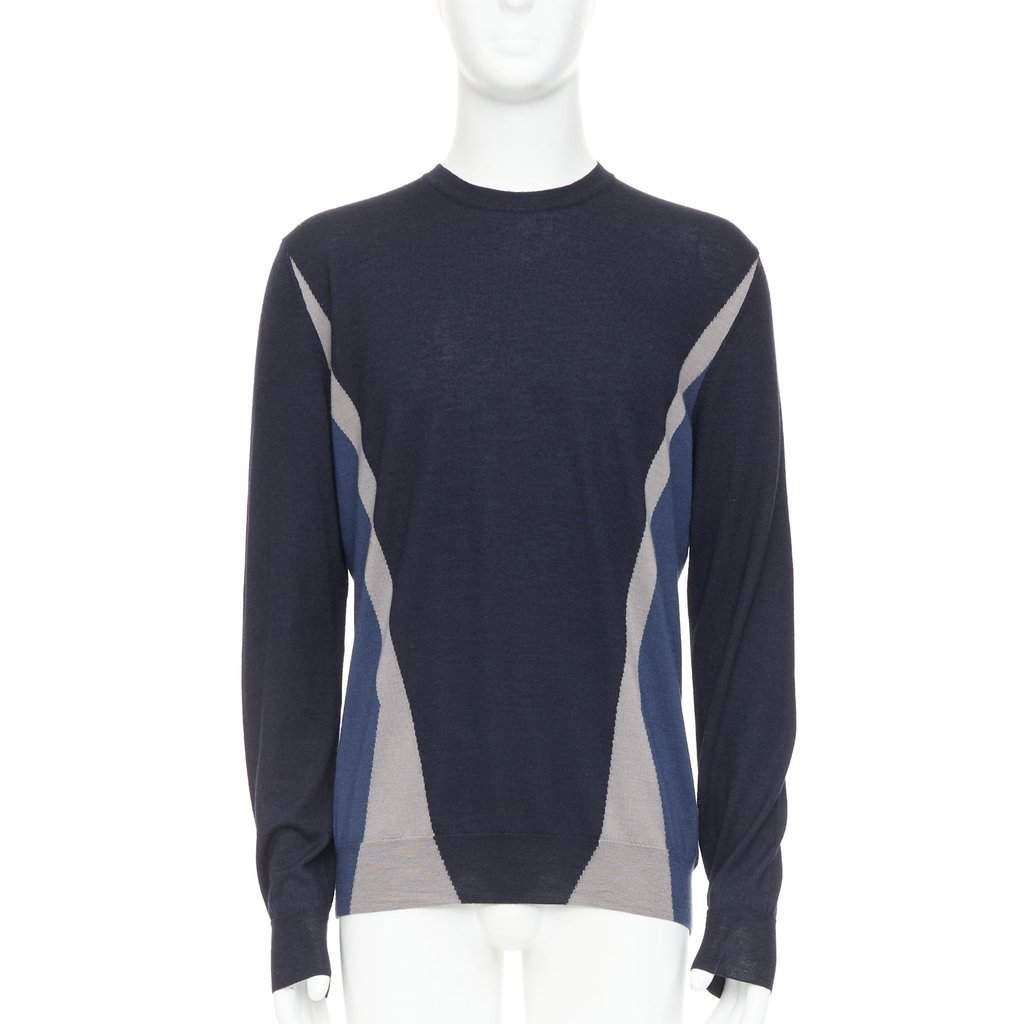 Hermès Navy Cashmere Knitwear Navy Cashmere Fair condition - Front View