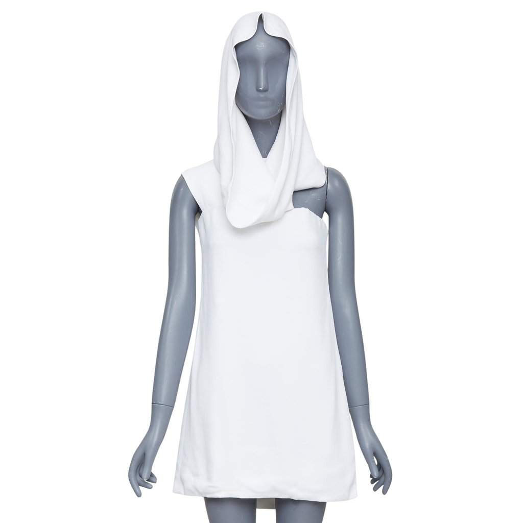 Salvatore Ferragamo White Silk Dress White Silk Never worn, with tag - Front View