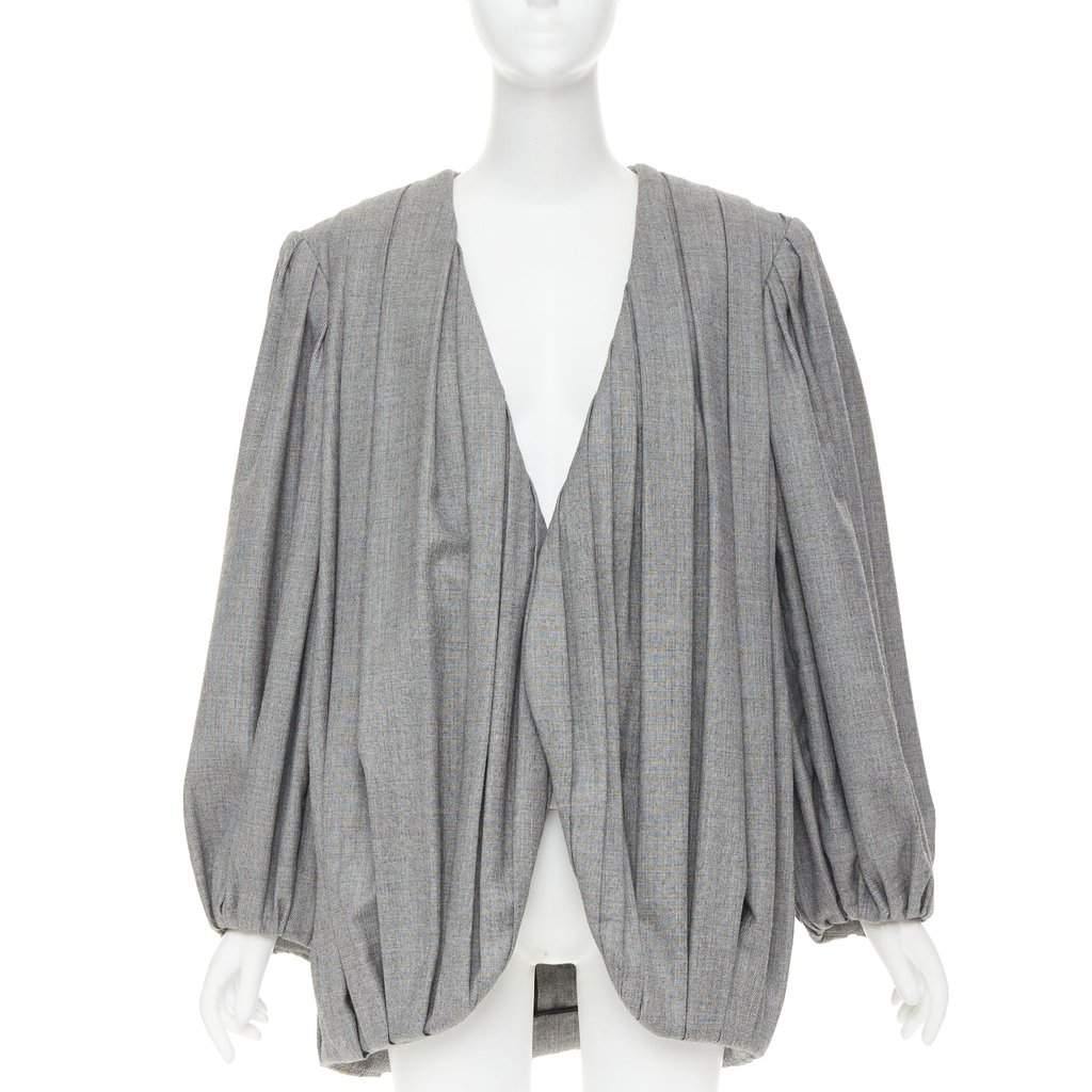 Louis Vuitton Grey Wool Jacket Grey Wool Very good condition - Front View
