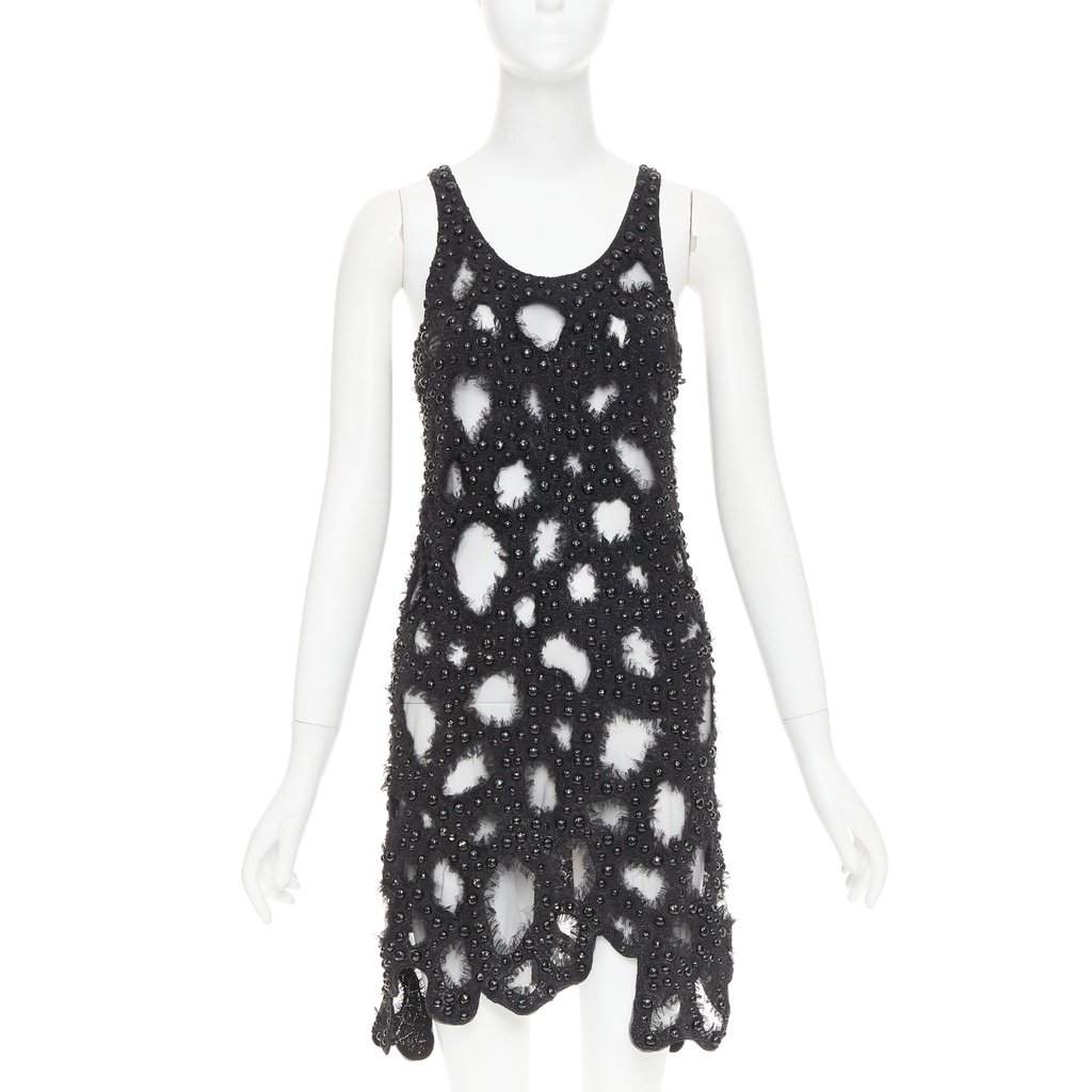 Louis Vuitton Black Dress Black Very good condition - Front View