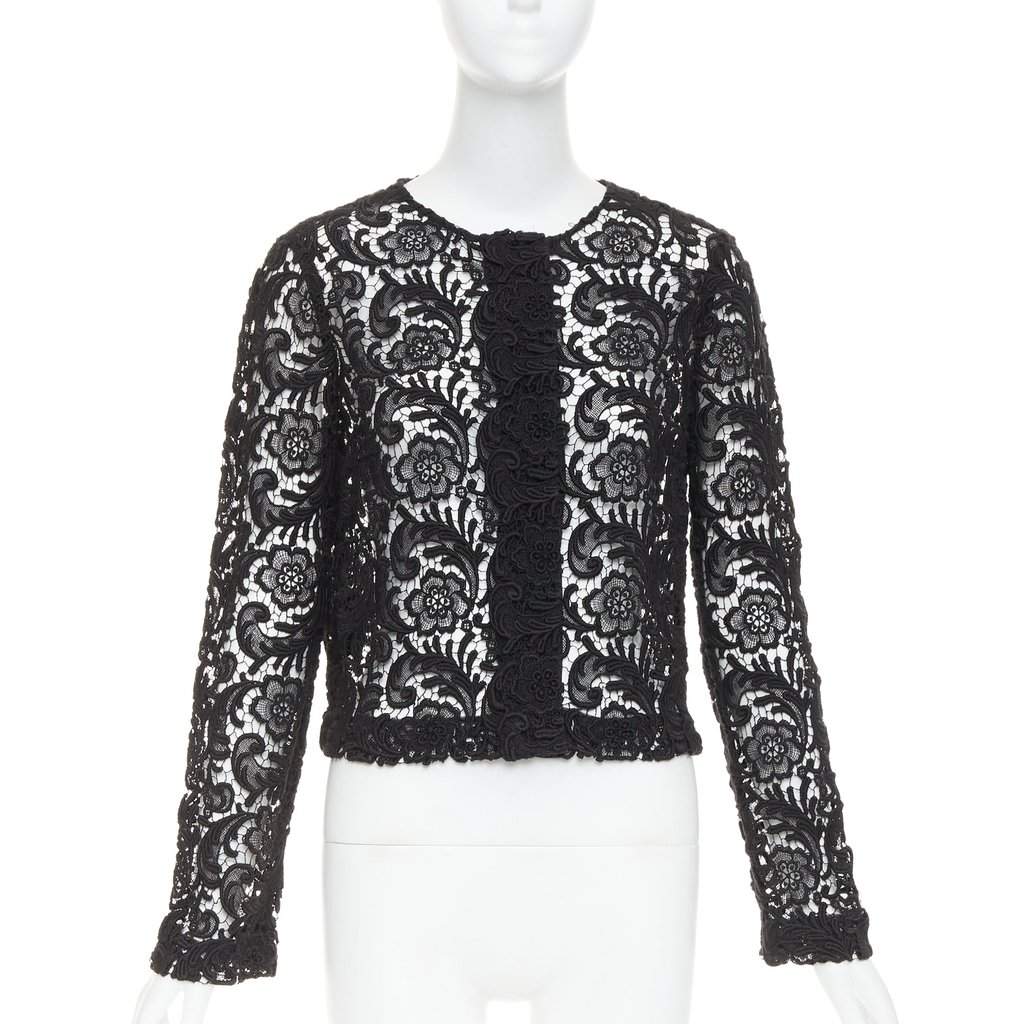 Prada Black Cotton Jacket Black Cotton Very good condition - Front View