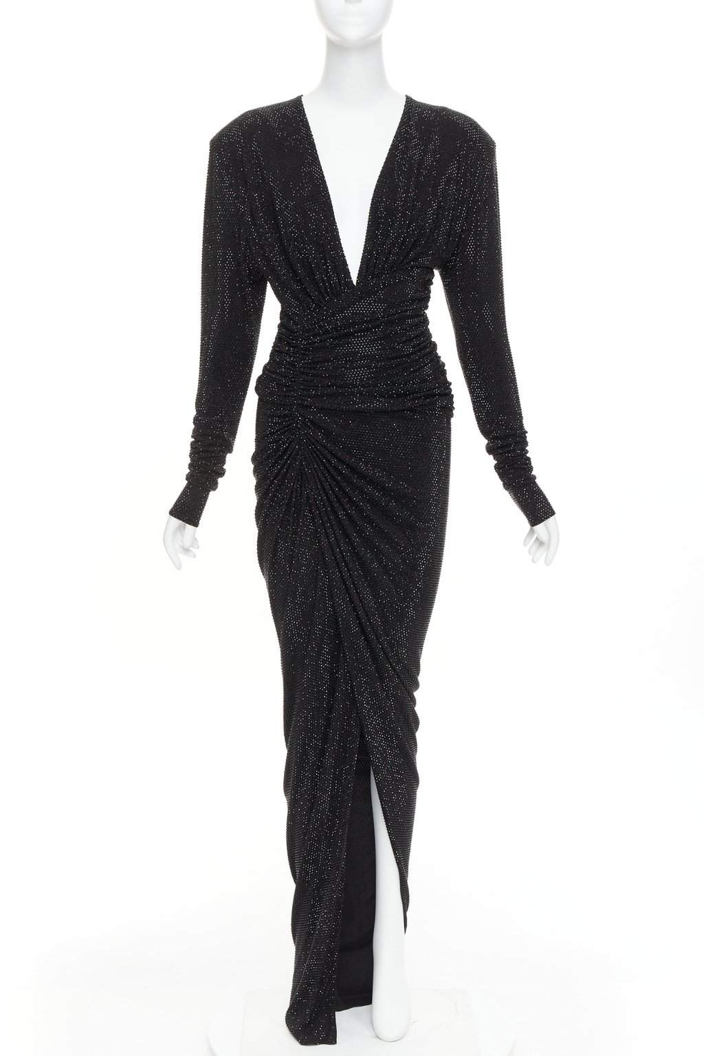 Alexandre Vauthier Black Viscose Dress Black Viscose Very good condition - Front View