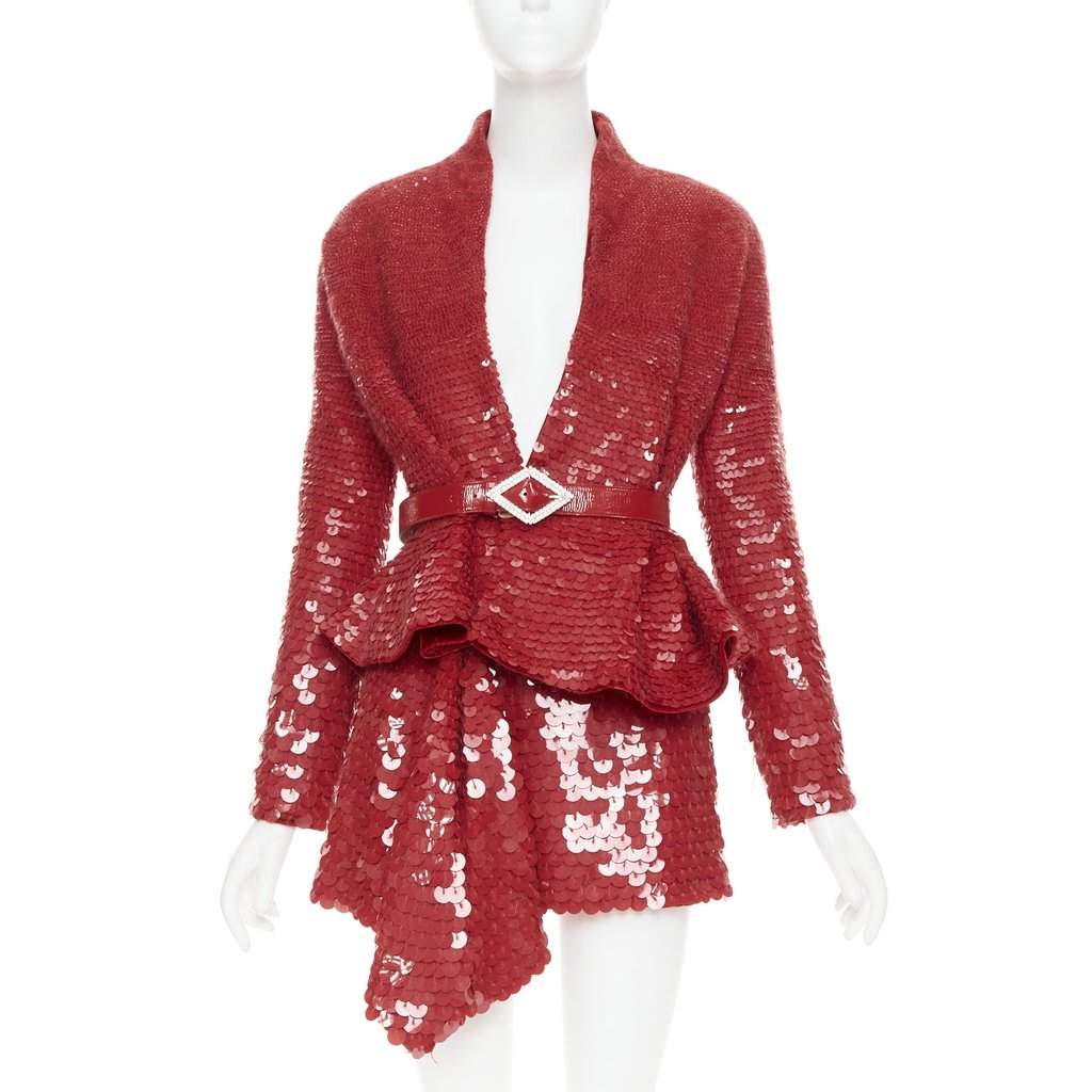 Alexandre Vauthier Red Dress Red Good condition - Front View