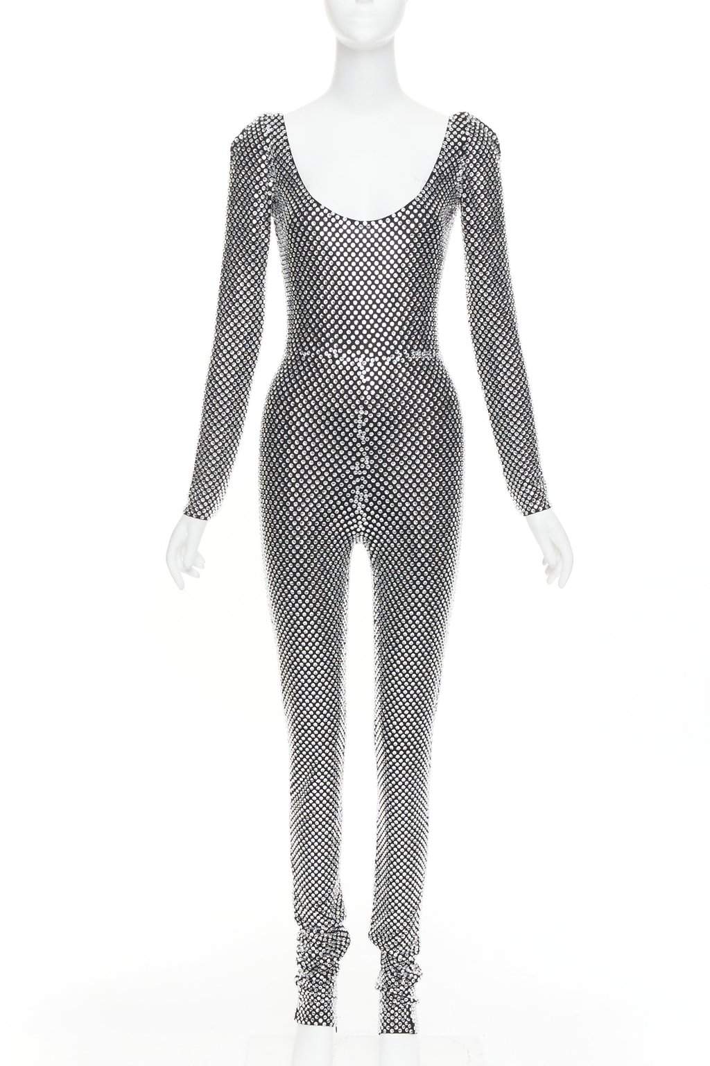Alexandre Vauthier Silver Viscose Jumpsuit Silver Viscose Very good condition - Front View