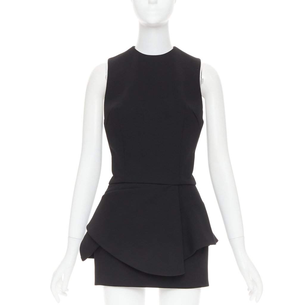 Alexandre Vauthier Black Wool Dress Black Wool Very good condition - Front View