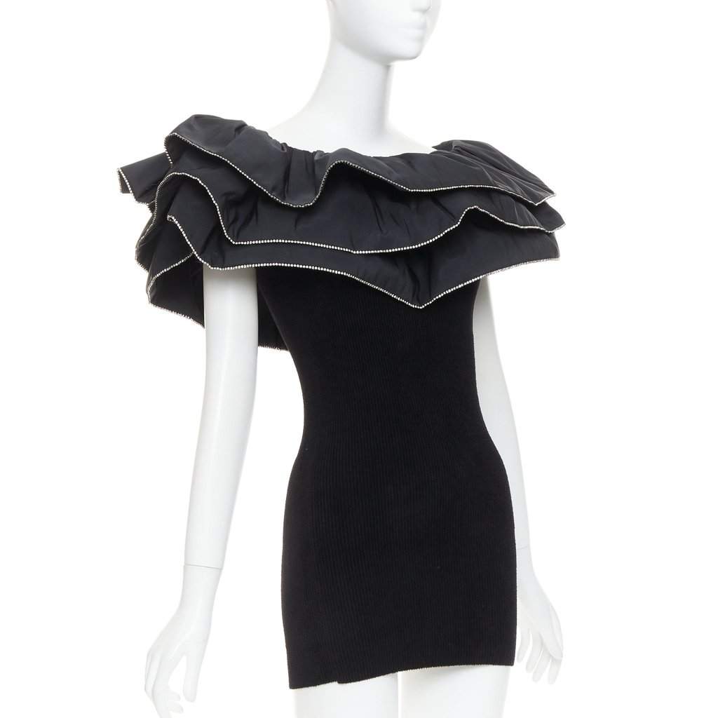 Alexandre Vauthier Black Dress Black Very good condition - Front View