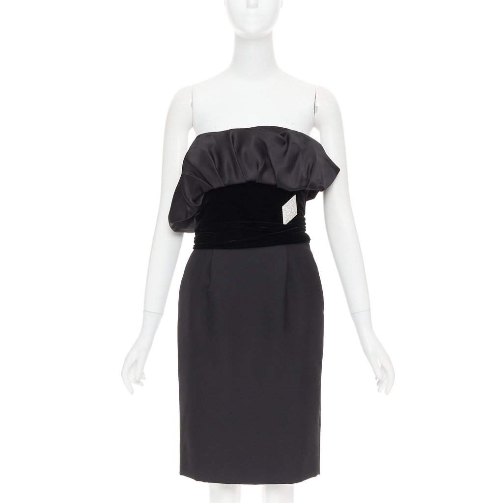 Alexandre Vauthier Black Dress Black Good condition - Front View