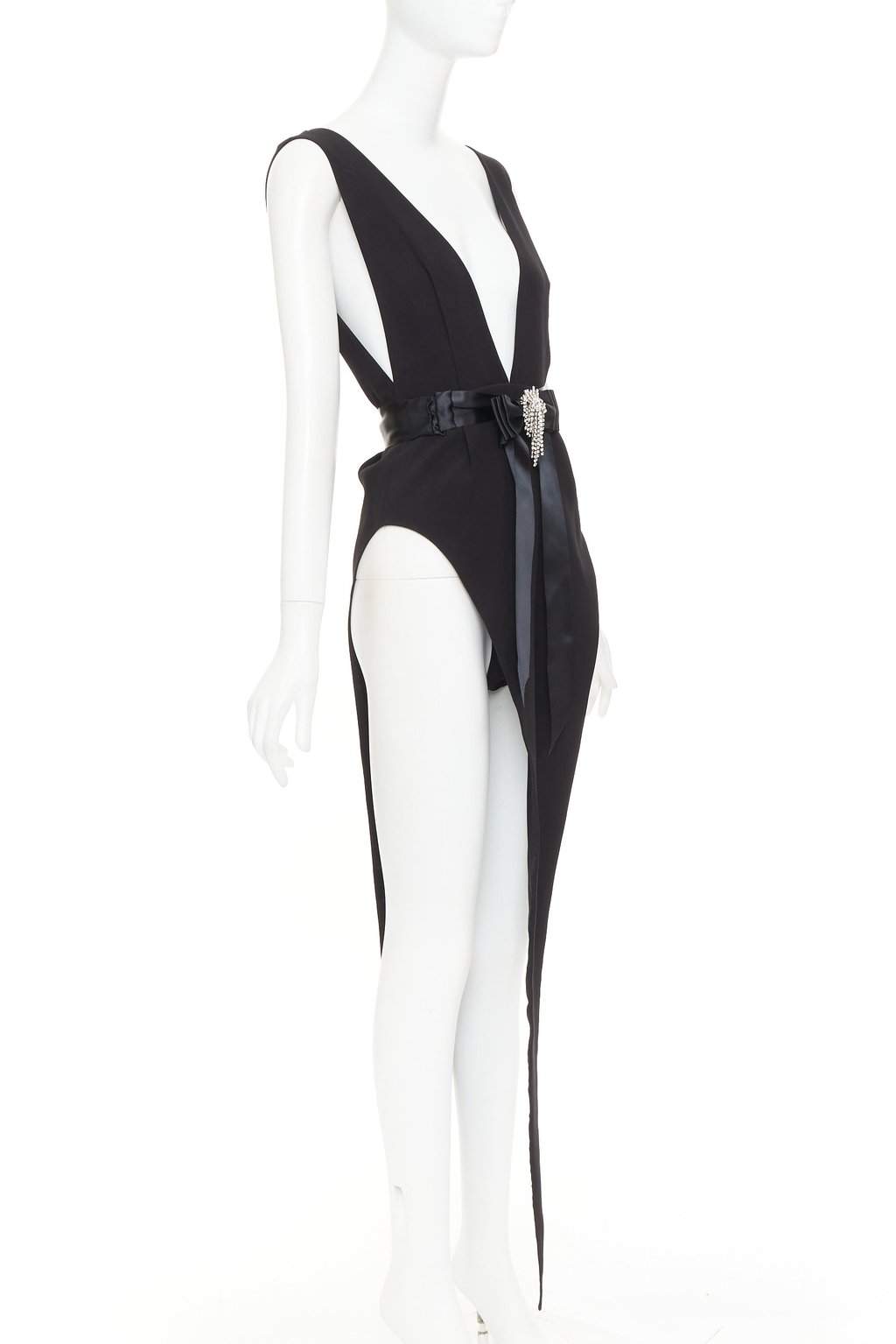 Alexandre Vauthier Black Dress Black Very good condition - Front View