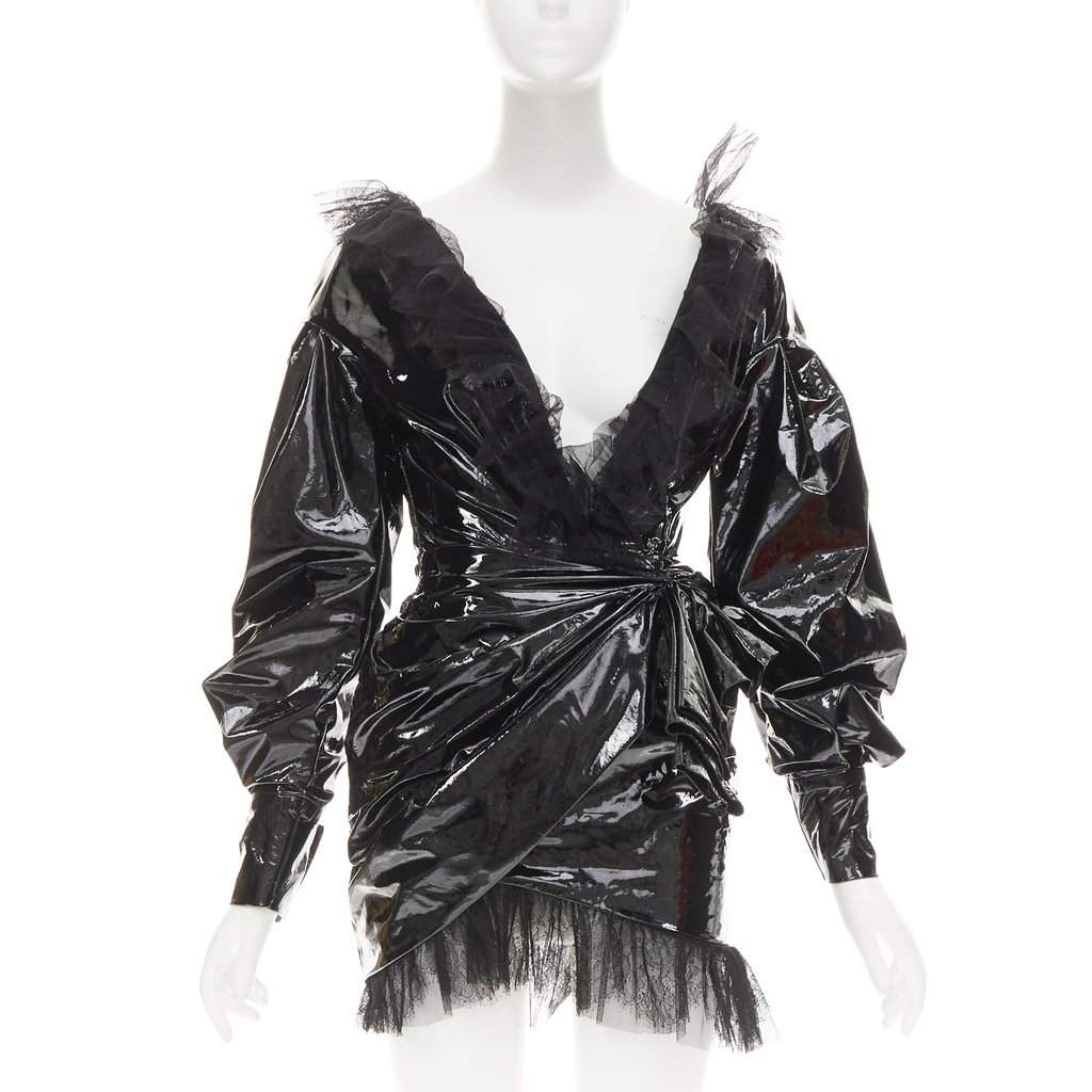 Alexandre Vauthier Black Dress Black Fair condition - Front View