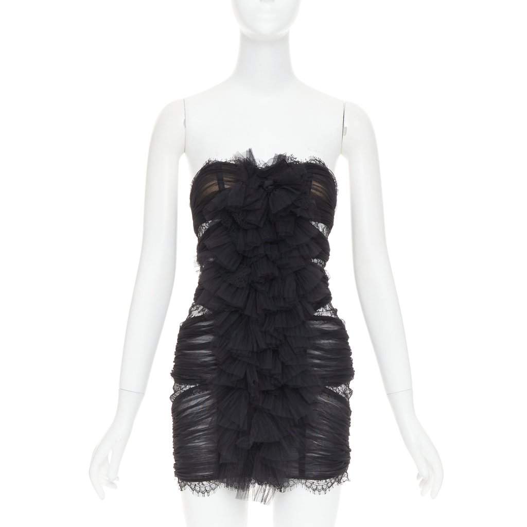 Alexandre Vauthier Black Dress Black Very good condition - Front View