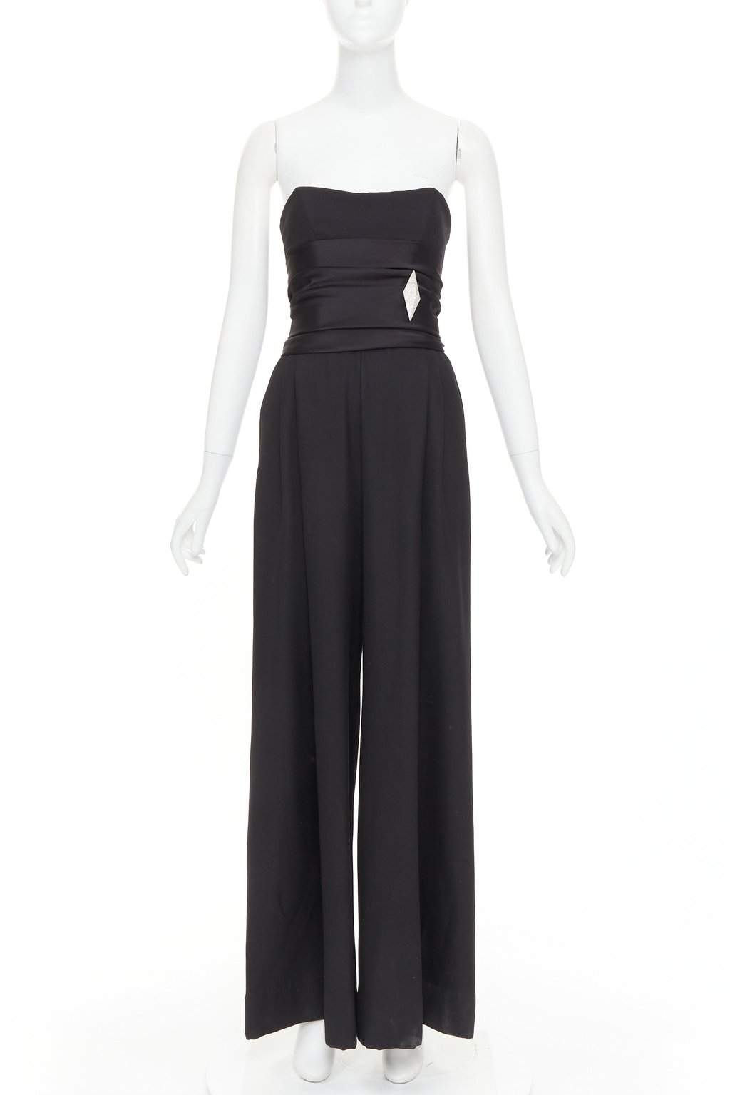 Alexandre Vauthier Black Jumpsuit Black Good condition - Front View