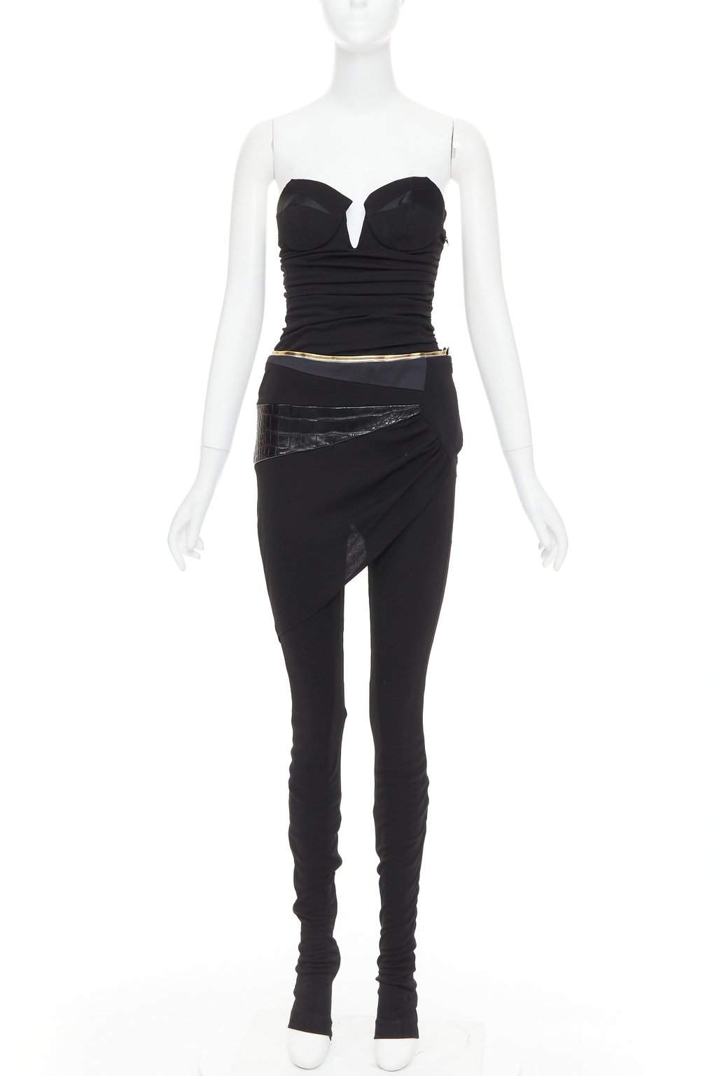 Alexandre Vauthier Black Jumpsuit Black Very good condition - Front View