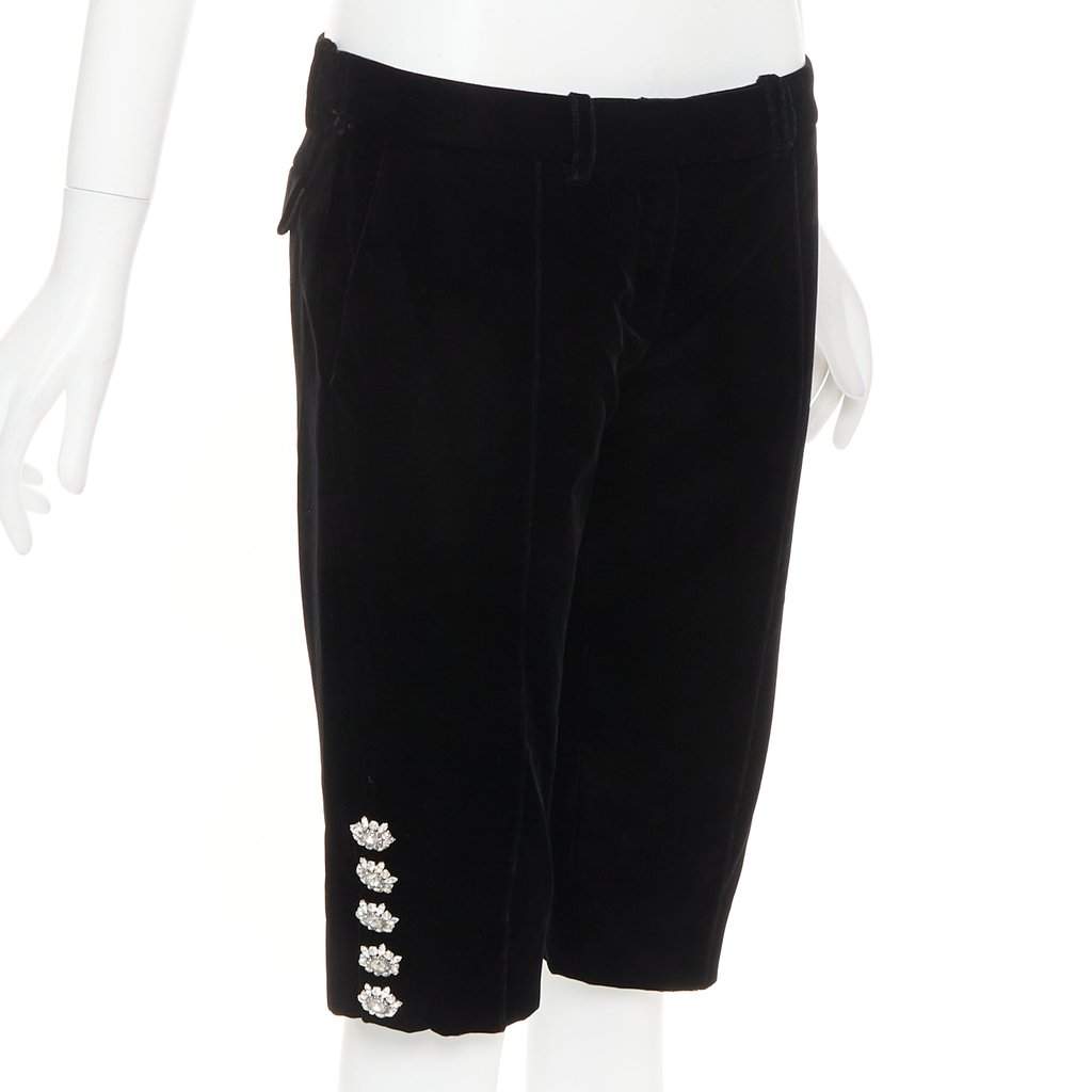 Alexandre Vauthier Black Shorts Black Very good condition - Front View