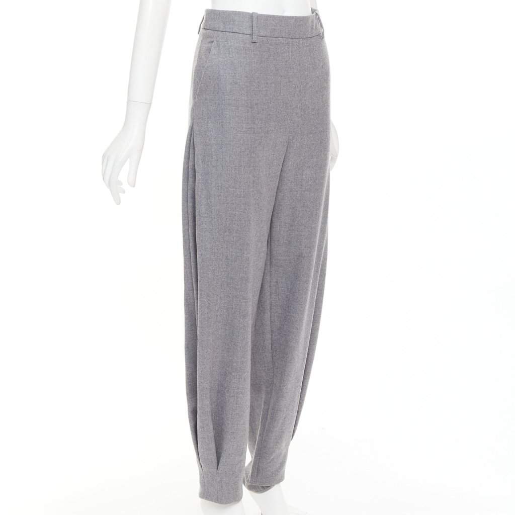 Alexandre Vauthier Grey Wool Trouser Grey Wool Very good condition - Front View