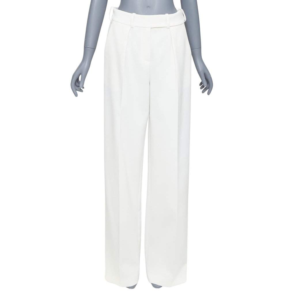 Alexandre Vauthier White Trouser White Fair condition - Front View
