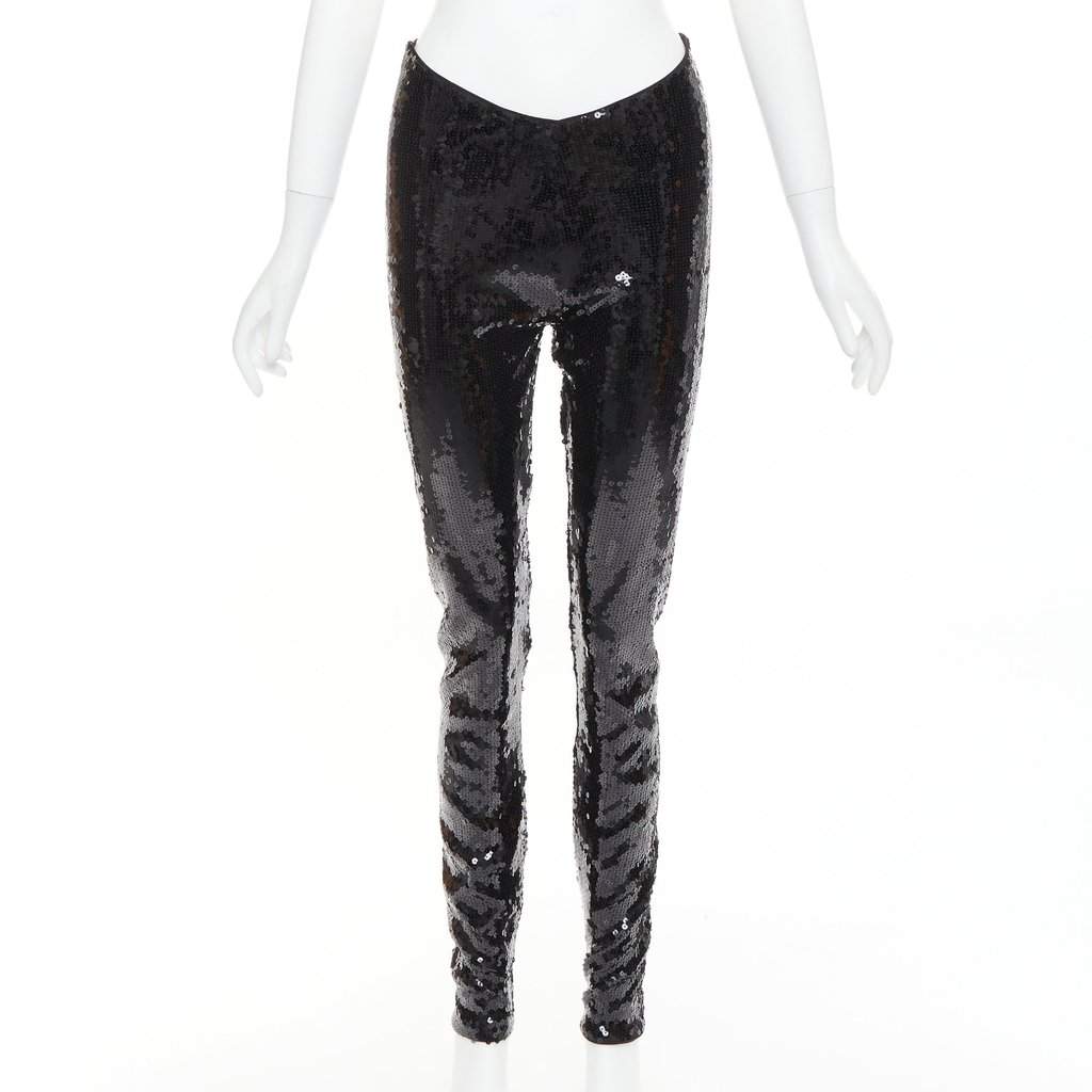 Alexandre Vauthier Black Trouser Black Very good condition - Front View