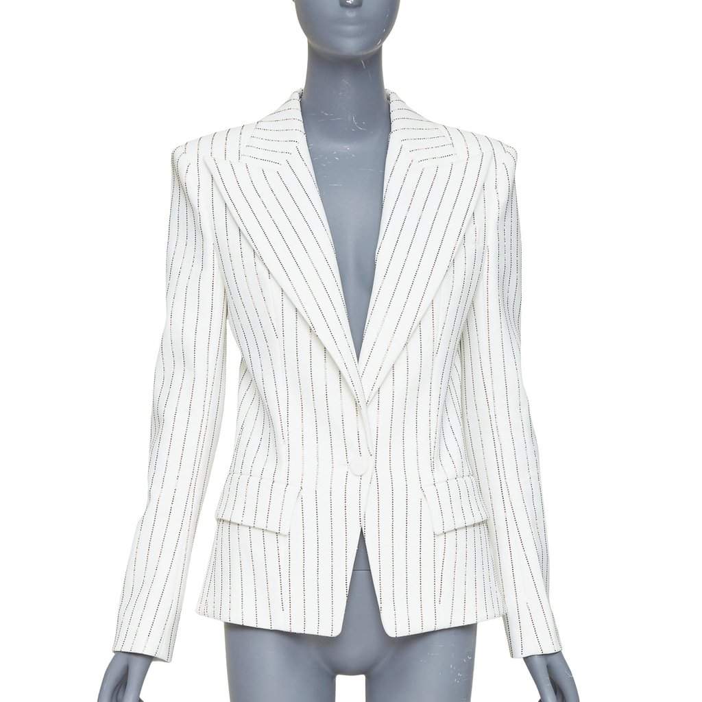 Alexandre Vauthier White Polyester Jacket White Polyester Very good condition - Front View
