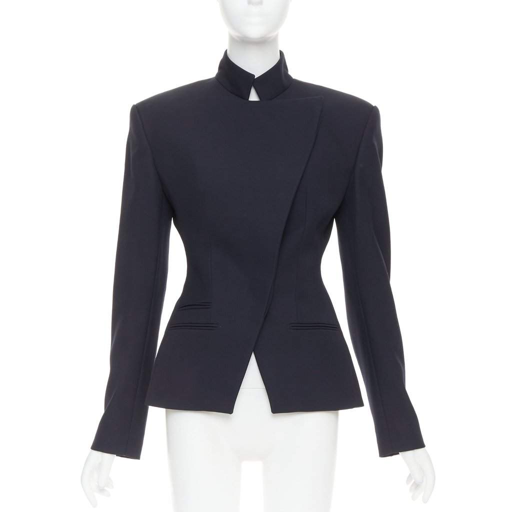 Alexandre Vauthier Navy Wool Jacket Navy Wool Very good condition - Front View