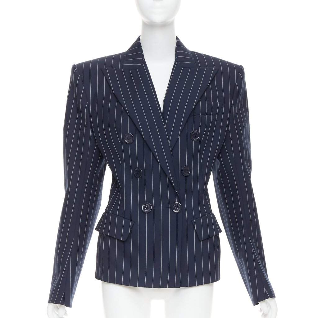 Alexandre Vauthier Navy Wool Jacket Navy Wool Very good condition - Front View