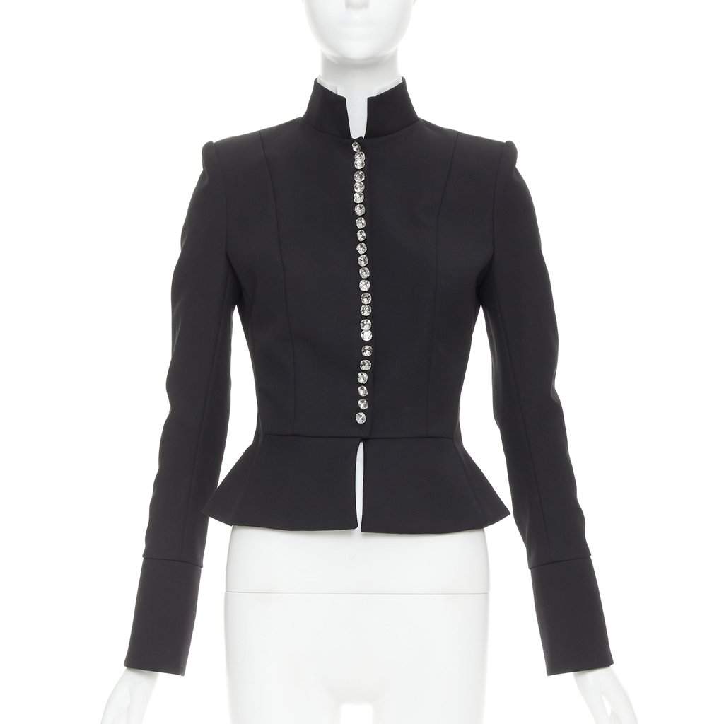 Alexandre Vauthier Black Wool Jacket Black Wool Good condition - Front View