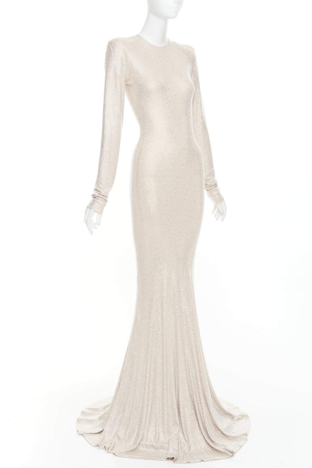Alexandre Vauthier Beige Viscose Dress Beige Viscose Very good condition - Front View