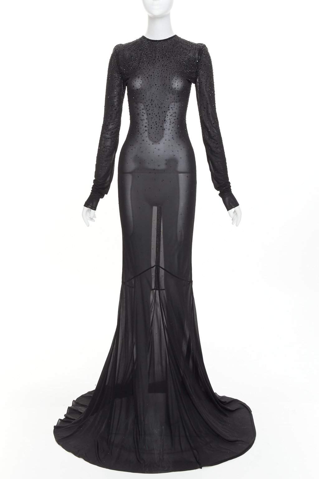 Alexandre Vauthier Black Viscose Dress Black Viscose Good condition - Front View