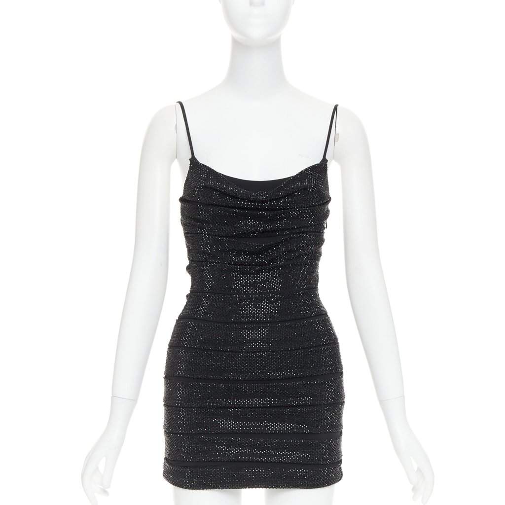 Alexandre Vauthier Black Viscose Dress Black Viscose Fair condition - Front View