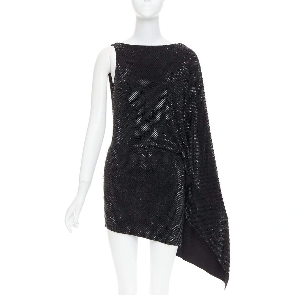 Alexandre Vauthier Black Polyester Dress Black Polyester Very good condition - Front View